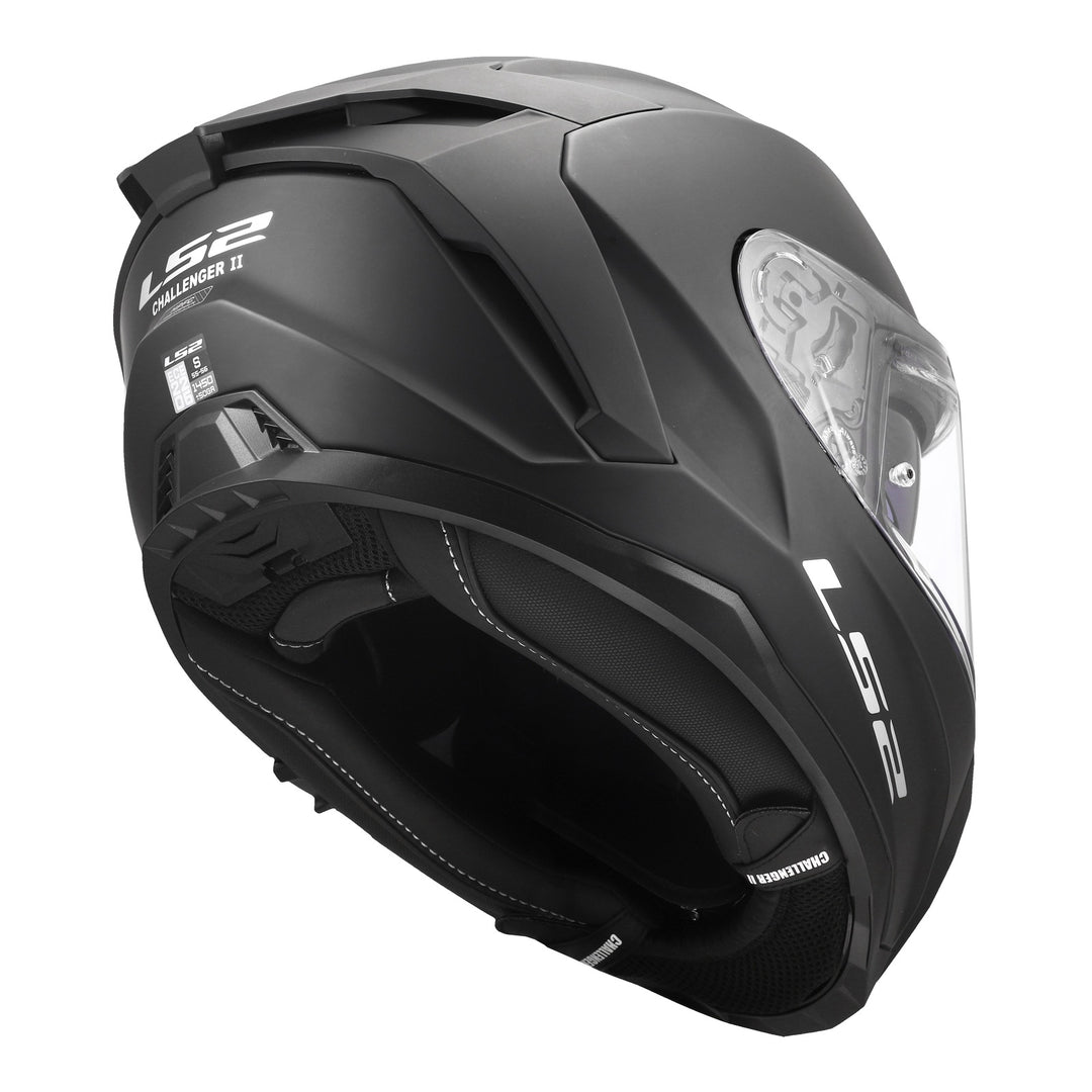 LS2 FF817 Challenger II Solid Helmet - Matte Black