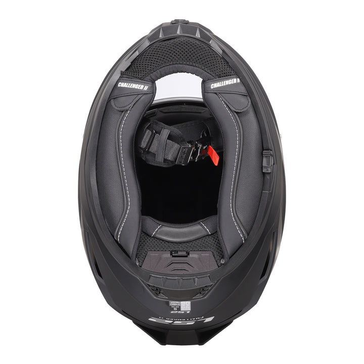 LS2 FF817 Challenger II Solid Helmet - Matte Black