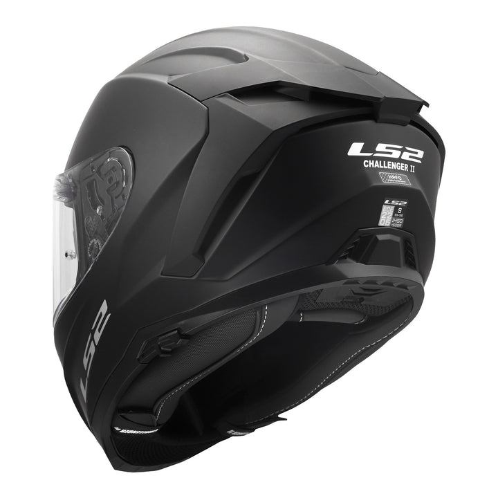 LS2 FF817 Challenger II Solid Helmet - Matte Black