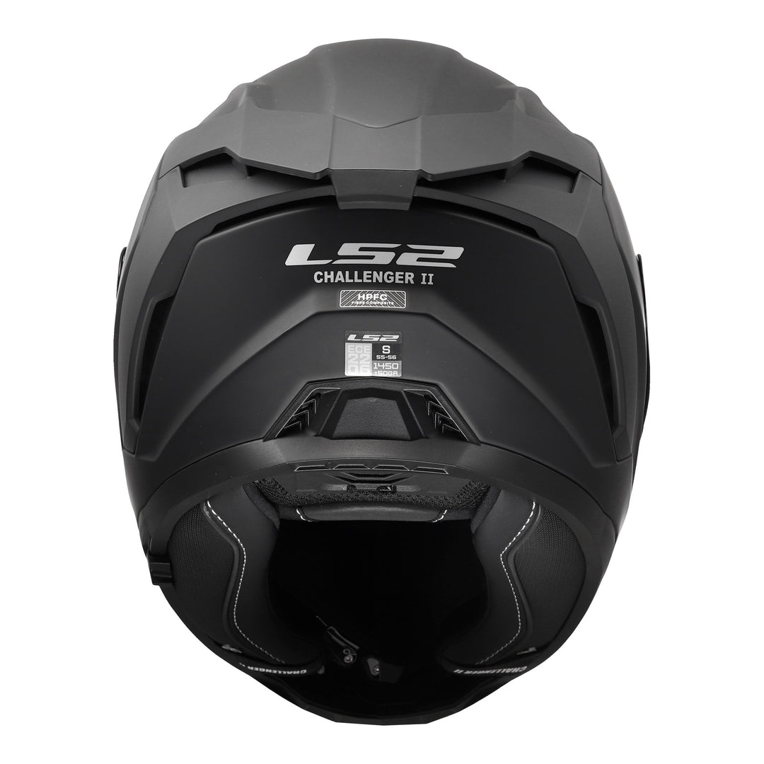LS2 FF817 Challenger II Solid Helmet - Matte Black