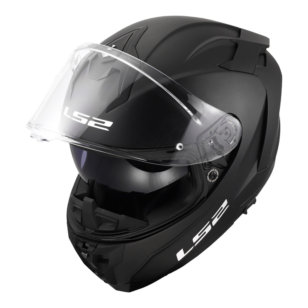 LS2 FF817 Challenger II Solid Helmet - Matte Black