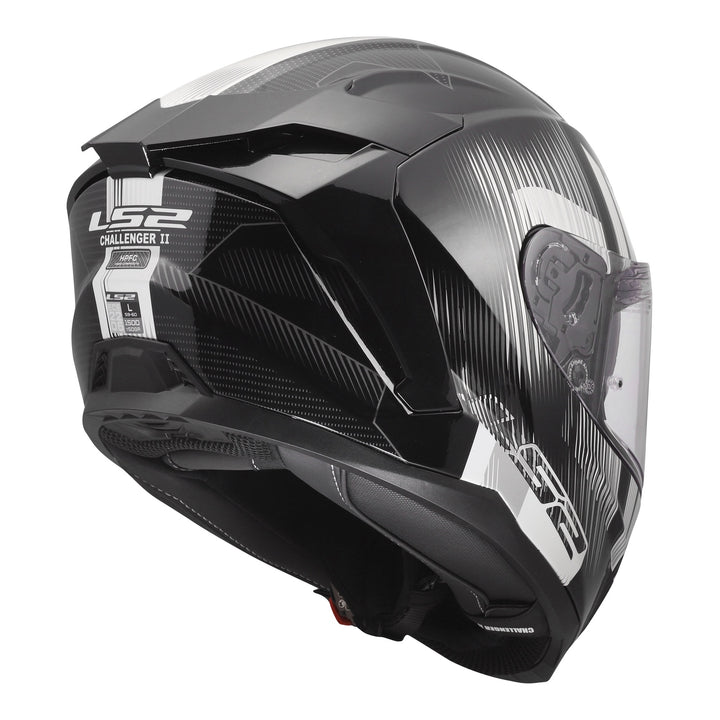 LS2 FF817 Challenger II Nitro Helmet - Black / Grey