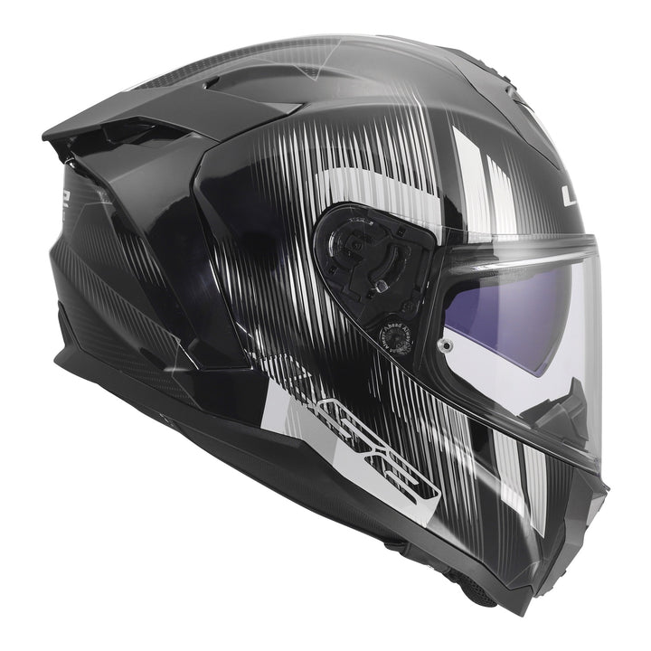 LS2 FF817 Challenger II Nitro Helmet - Black / Grey
