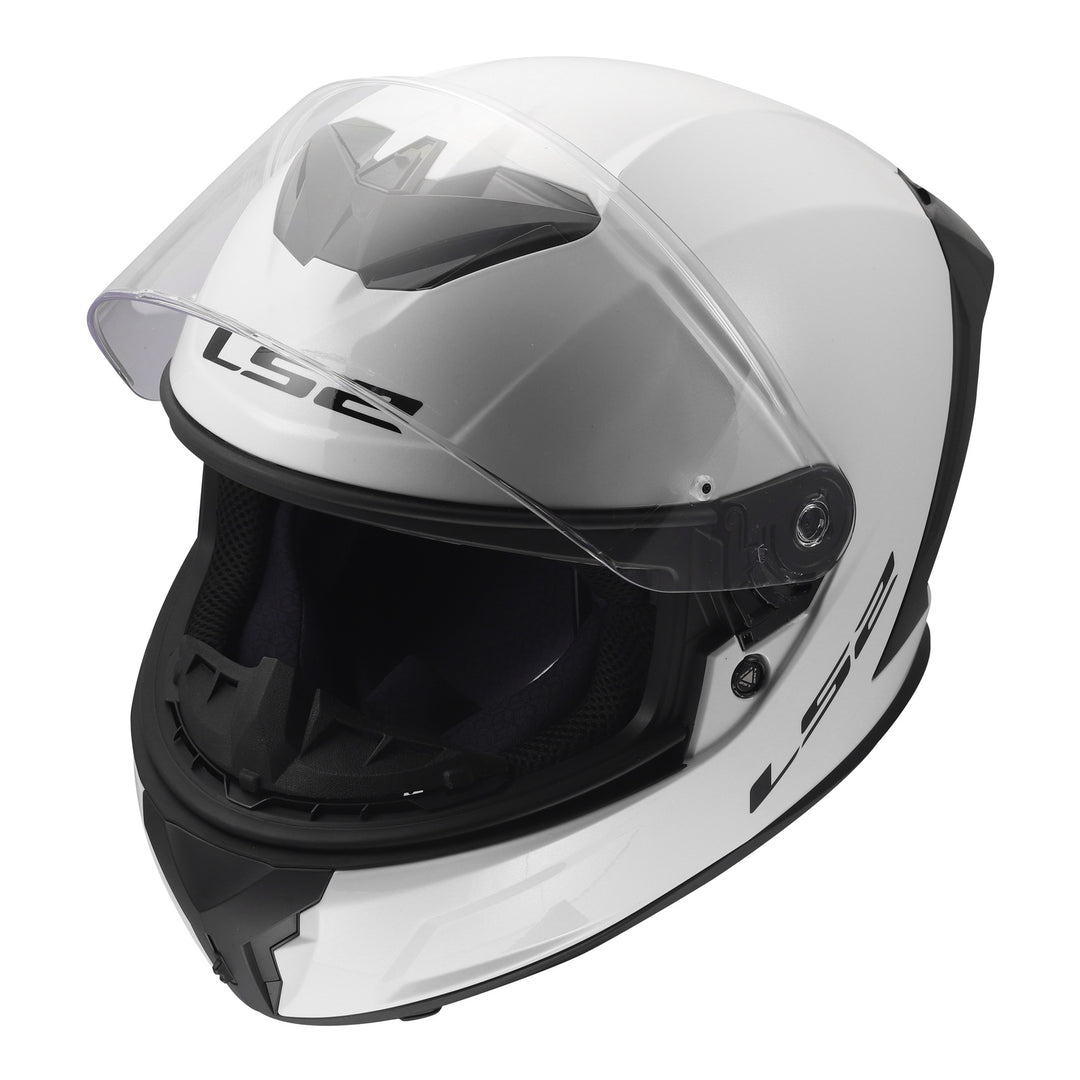 LS2 FF820 Rapid III Solid Helmet - Gloss White