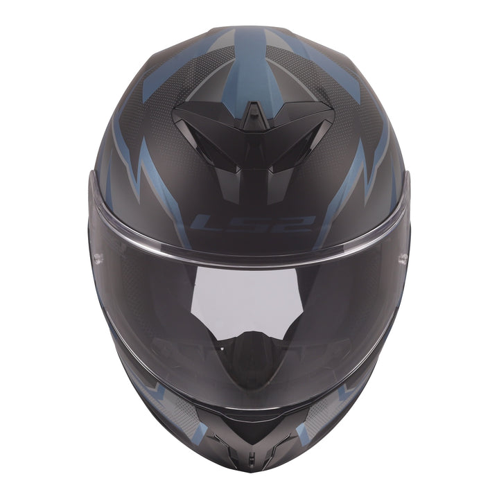 LS2 FF820 Rapid III Xtrem Helmet - Black / Blue Petrol
