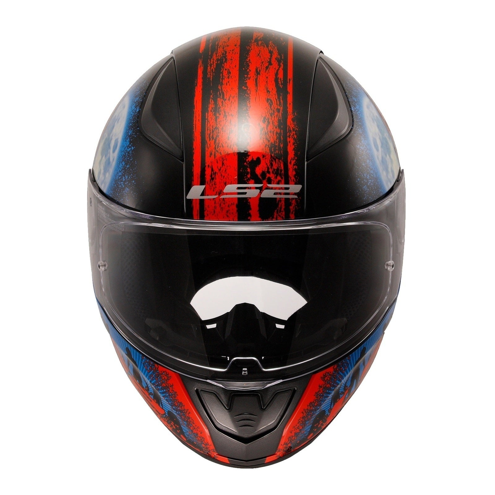 LS2 FF353 Rapid II Zombie - Matte Black / Red / White 06 – LS2
