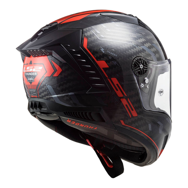 LS2 FF805 Thunder Carbon Sputnik - Metal Red 06