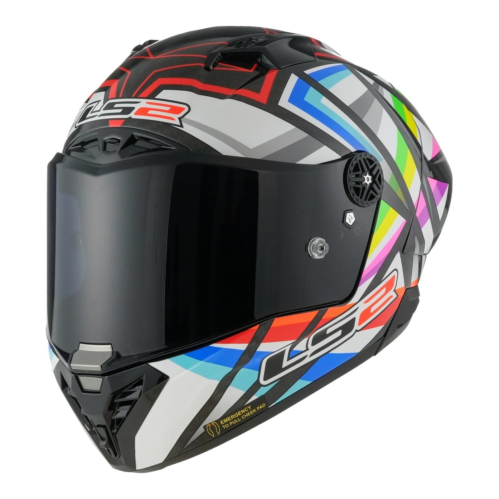 LS2 FF805C Thunder Carbon GP Aero Flash - Black – LS2 Helmets