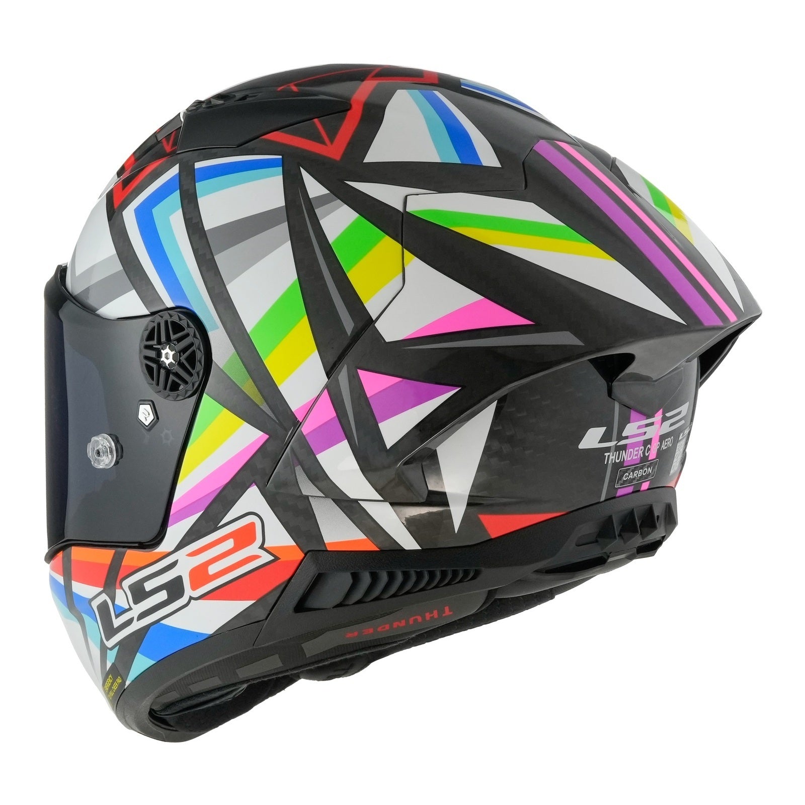 LS2 FF805C Thunder Carbon GP Aero Flash - Black – LS2 Helmets