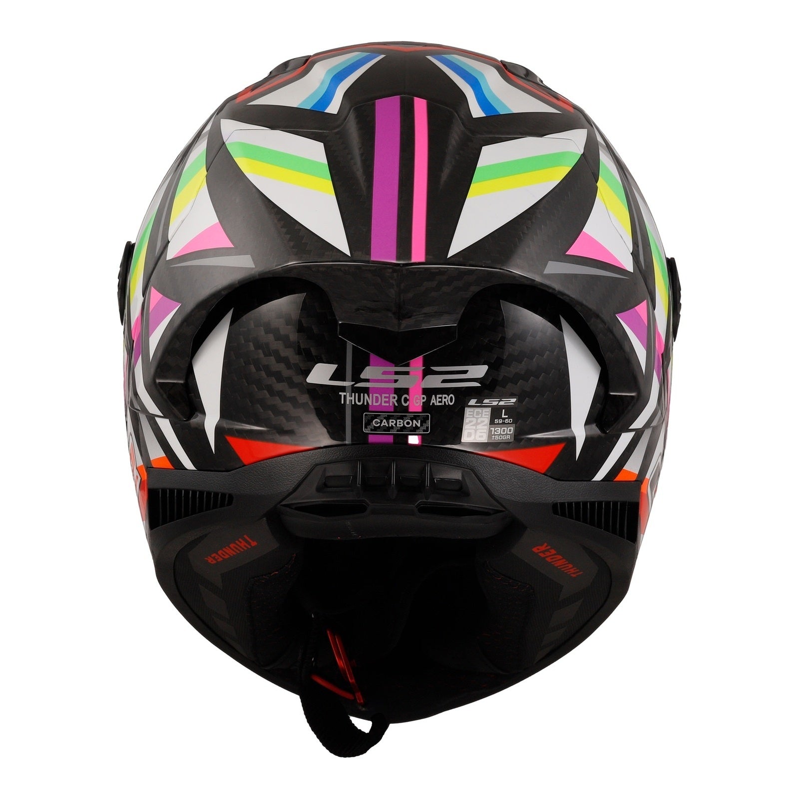 LS2 FF805C Thunder Carbon GP Aero Flash - Black – LS2 Helmets