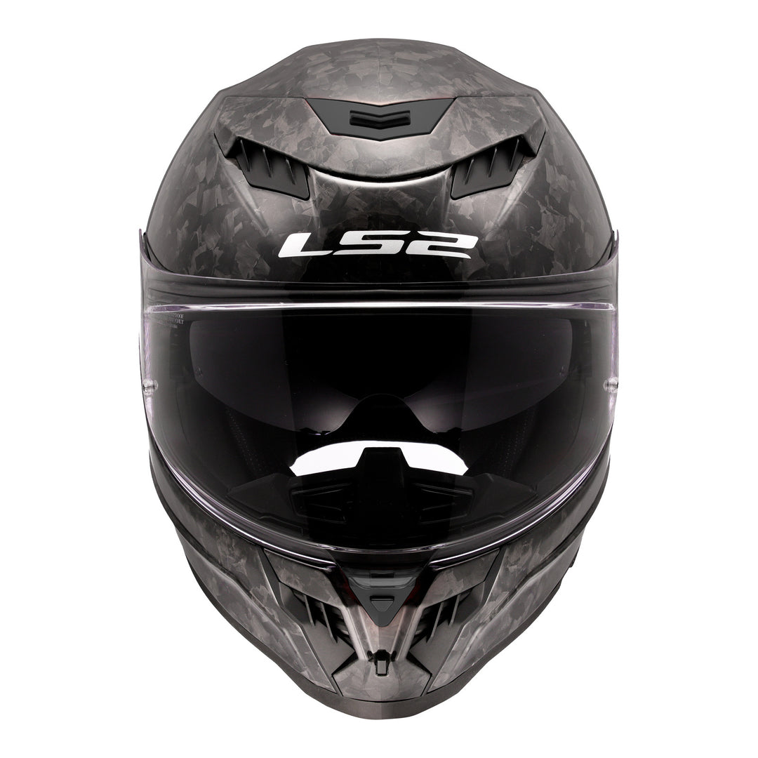 LS2 FF807 Dragon Forged Helmet - Gloss Carbon 06