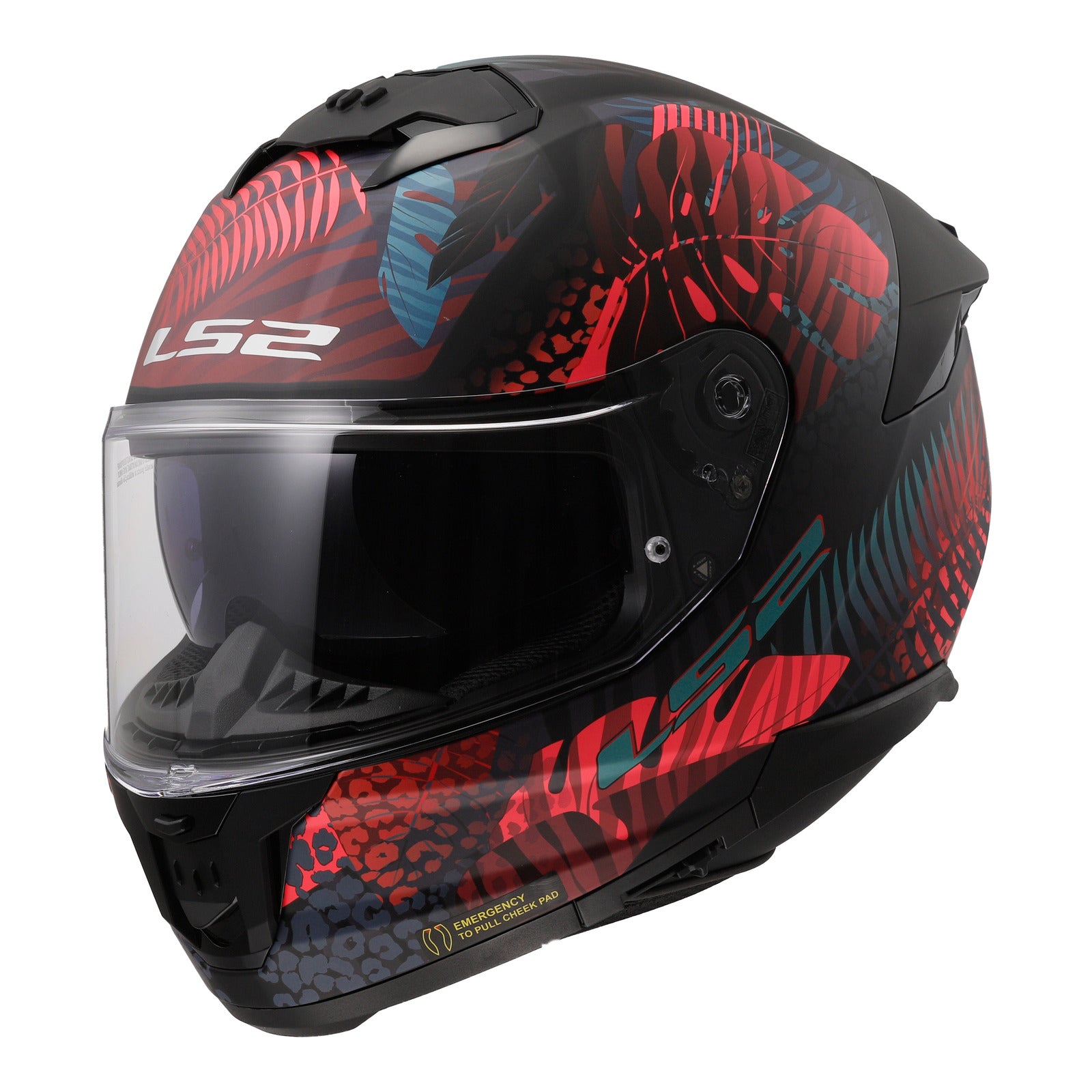 LS2 FF808 Stream II Jungle Helmet - Matte Black / Pink / Blue 06 – LS2 ...
