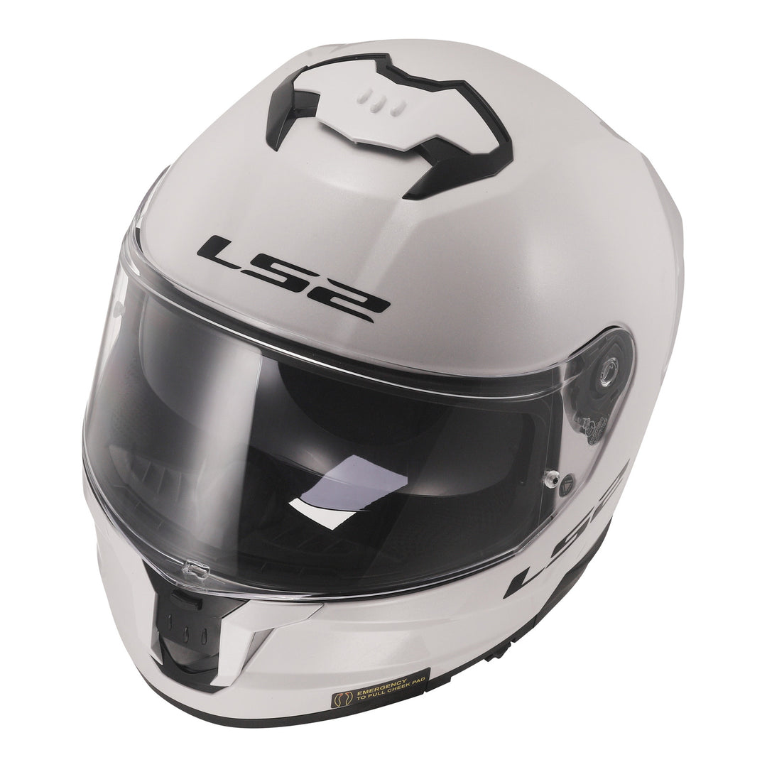 LS2 FF808 Stream II Helmet - White 06