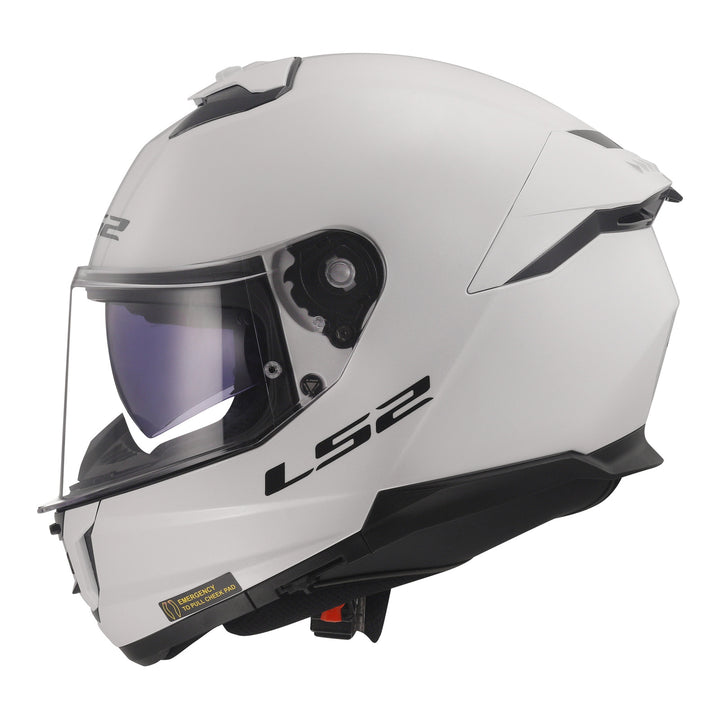 LS2 FF808 Stream II Helmet - White 06
