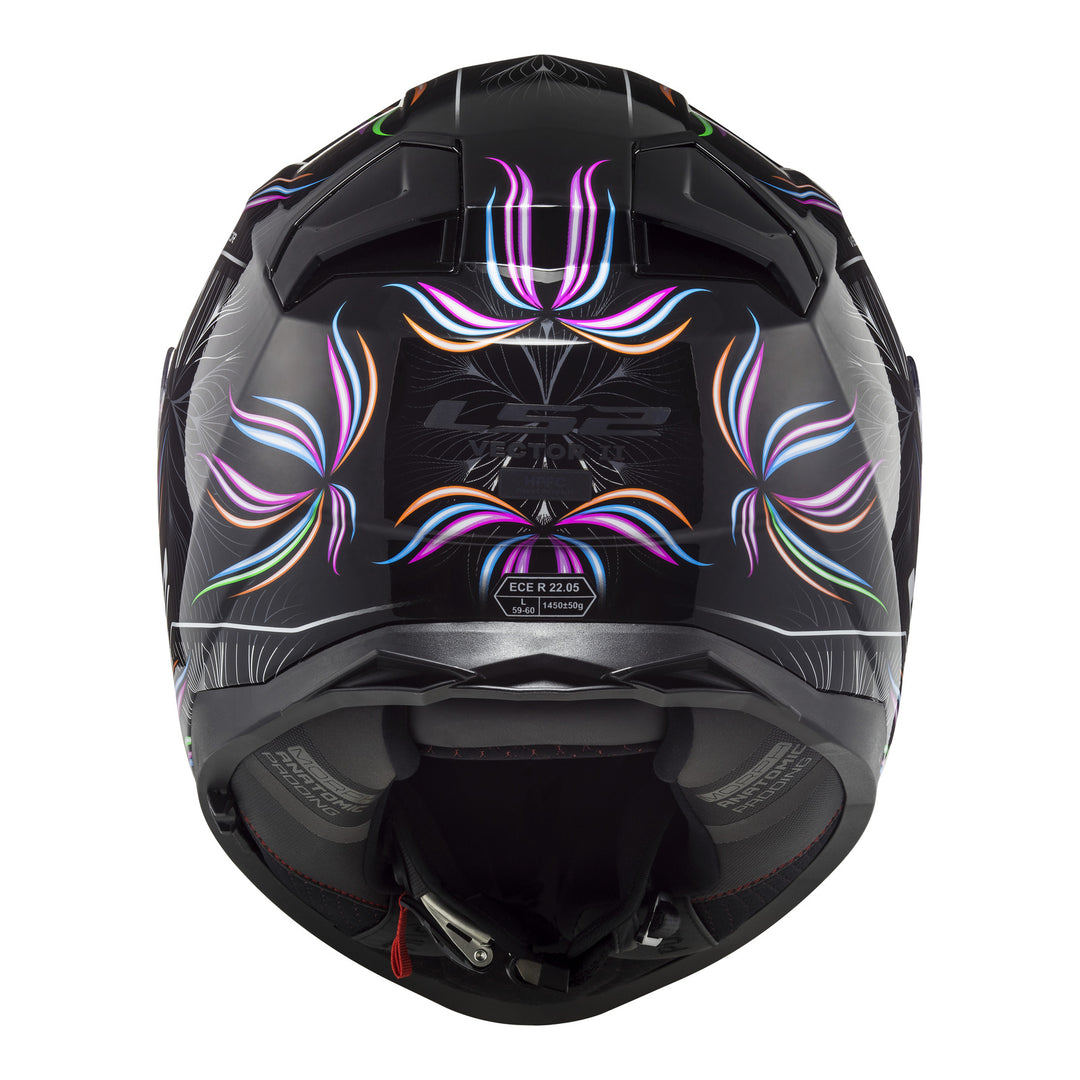 LS2 FF811 Vector II Tropical Helmet - Black / White 06