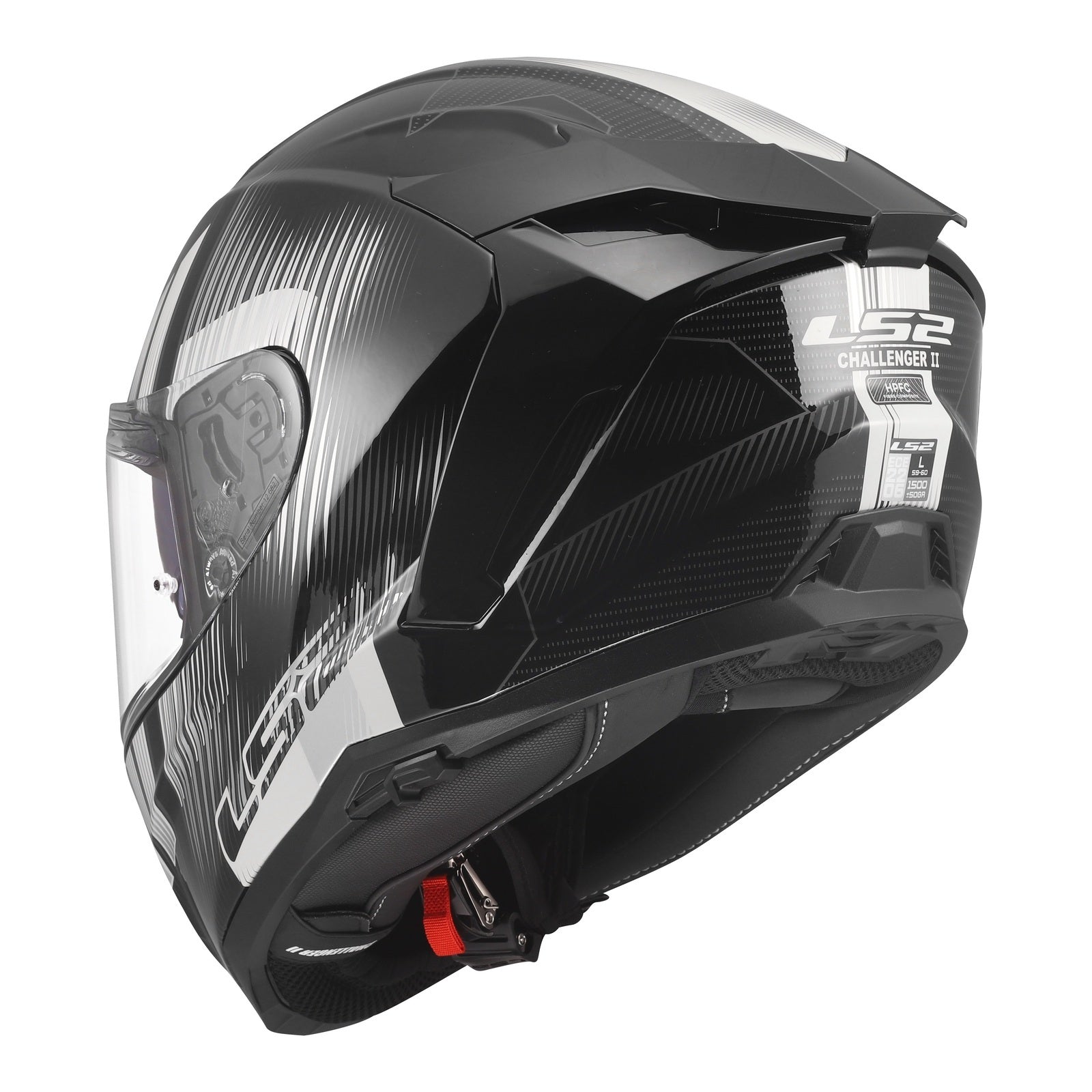 LS2 FF817 Challenger II Nitro Helmet - Black / Grey – LS2 Helmets