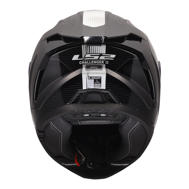 LS2 FF817 Challenger II Nitro Helmet - Black / Grey