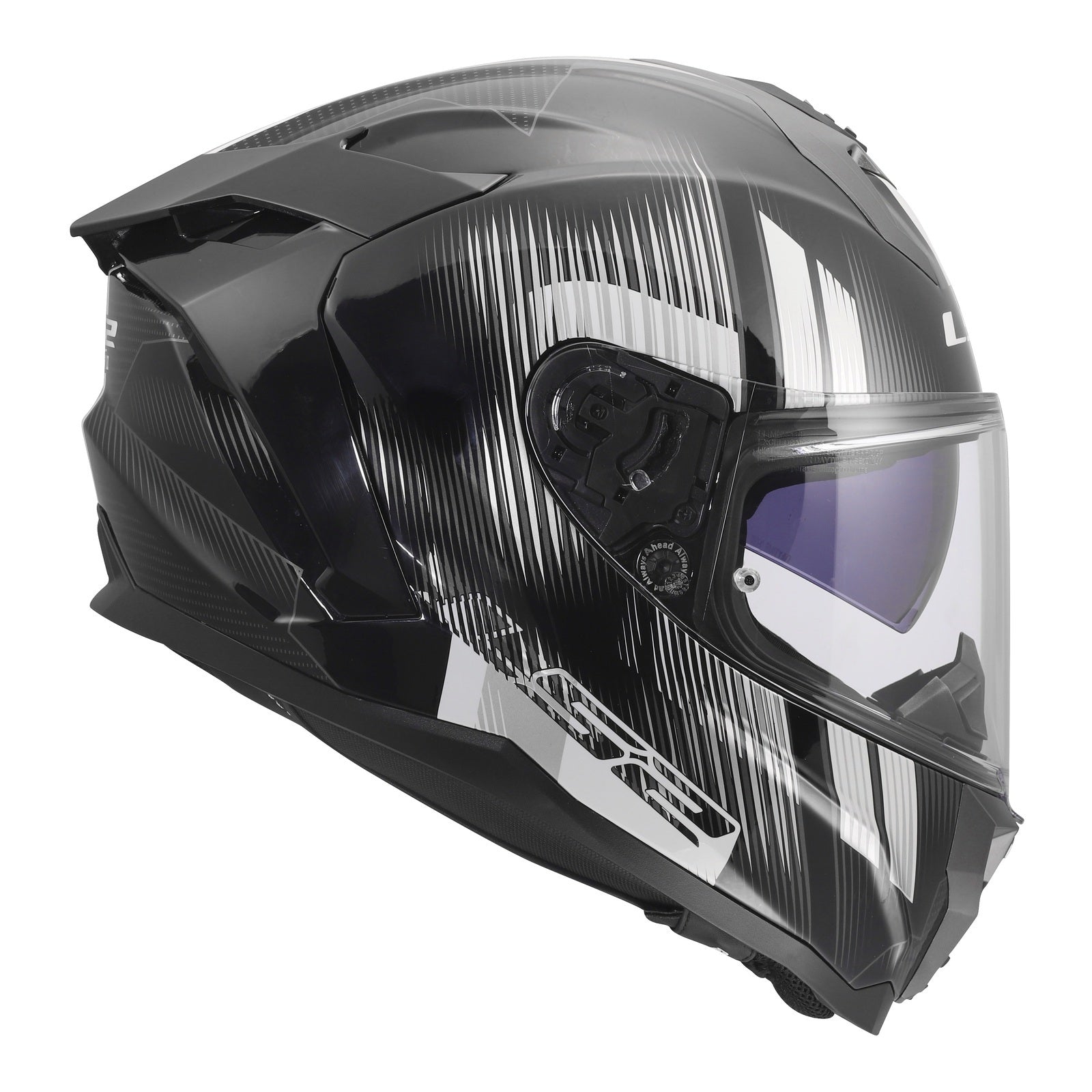 LS2 FF817 Challenger II Nitro Helmet - Black / Grey – LS2 Helmets