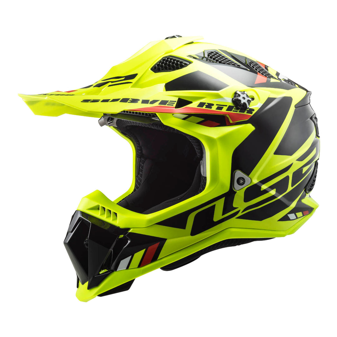 high vis helmet ls2 FF902 Scope Max It has a solid detent at the top so it wont drop down when you dont want it to LS2 Helmets Horizon Skid Modular