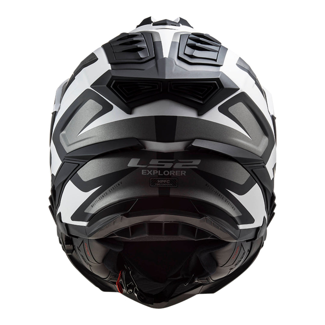 LS2 MX701 Explorer Alter HPFC Helmet - Matte Black / White 06