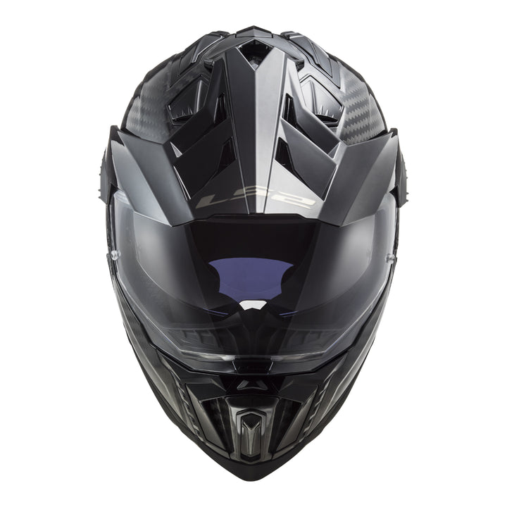 LS2 MX701 Explorer Carbon Helmet - Gloss Carbon