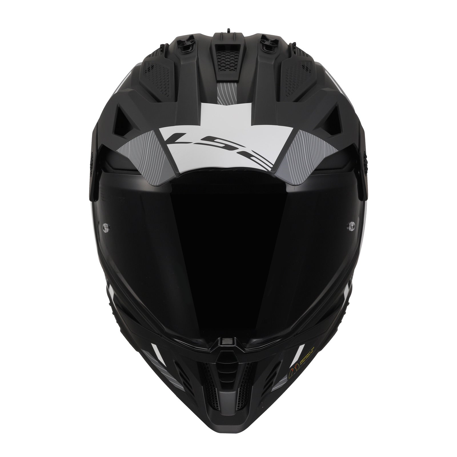 LS2 MX702 Pioneer II Hill Helmet - Matte Black / White 06 – LS2