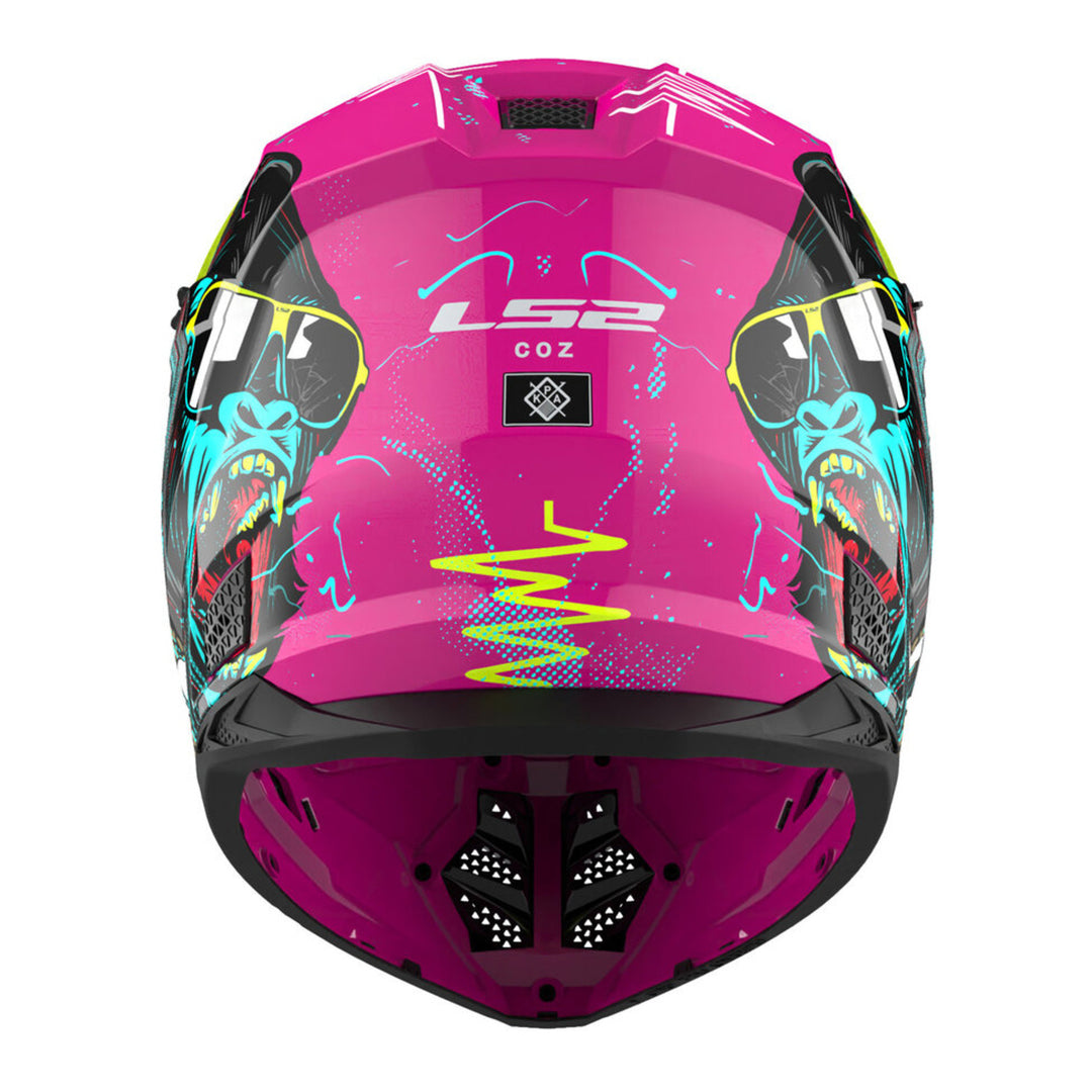 LS2 MX706J COZ Gorilla Helmet - Gloss Purple