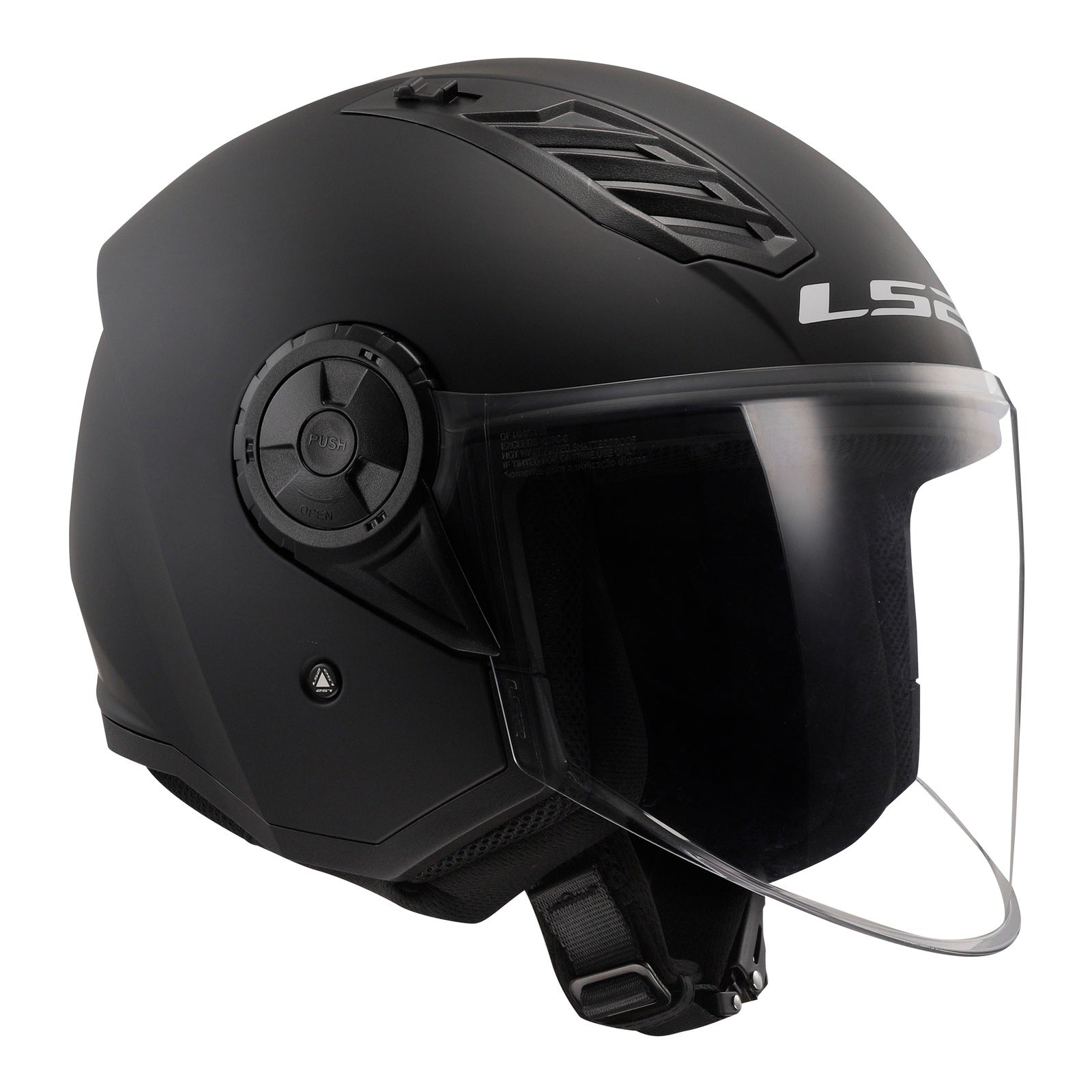 LS2 OF616 Airflow II - Matte Black 06 – LS2 Helmets Australia