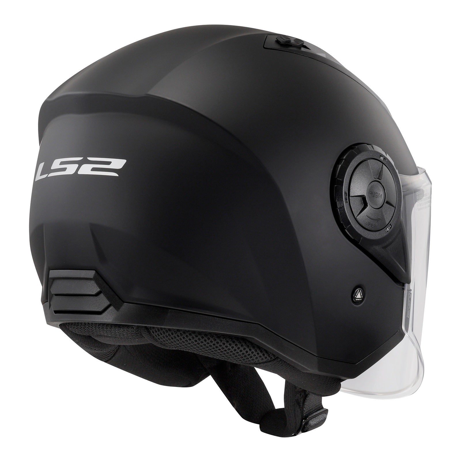 LS2 OF616 Airflow II - Matte Black 06 – LS2 Helmets Australia